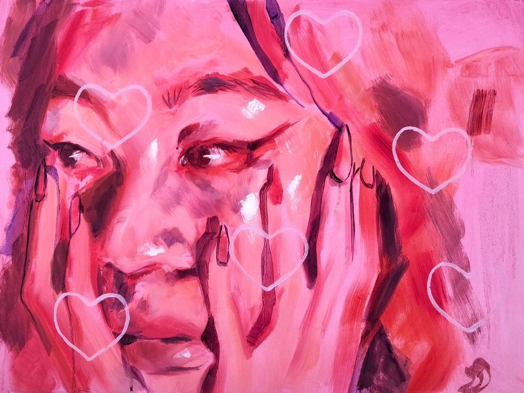 io 12 x 16 oil on wood